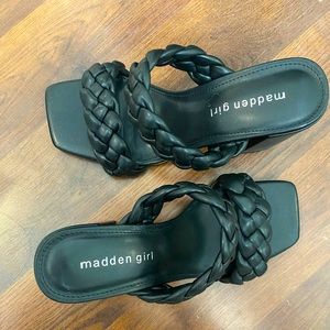 Madden Girl braided heels